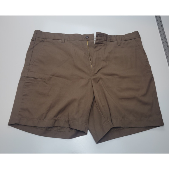 WearGuard UPS Parcel Driver Uniform Brown Workwear Mens Shorts Size 40 7" Inseam - Picture 1 of 12